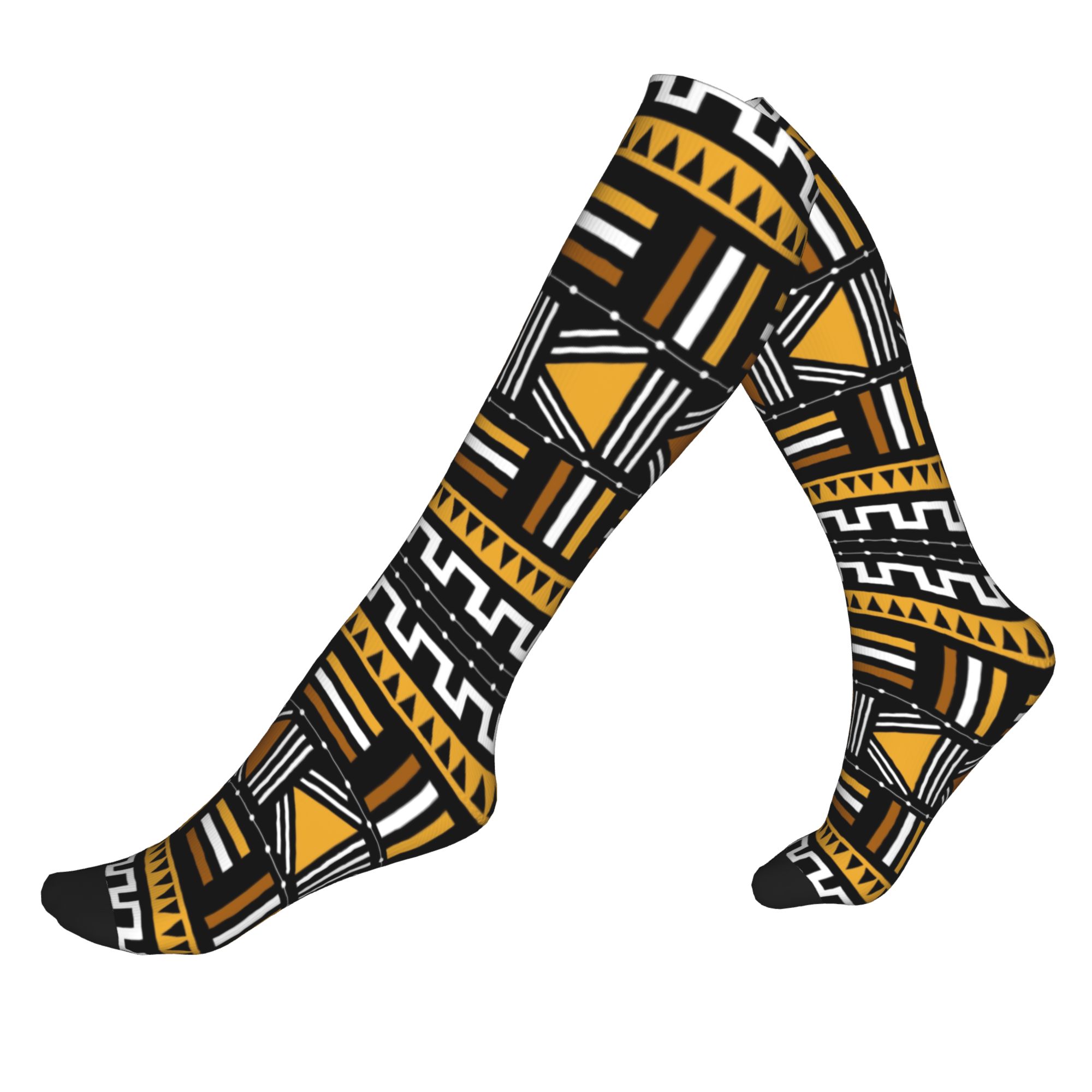 Ethnic Fashion Men - Meias de Compressão Esportivas Unissex com