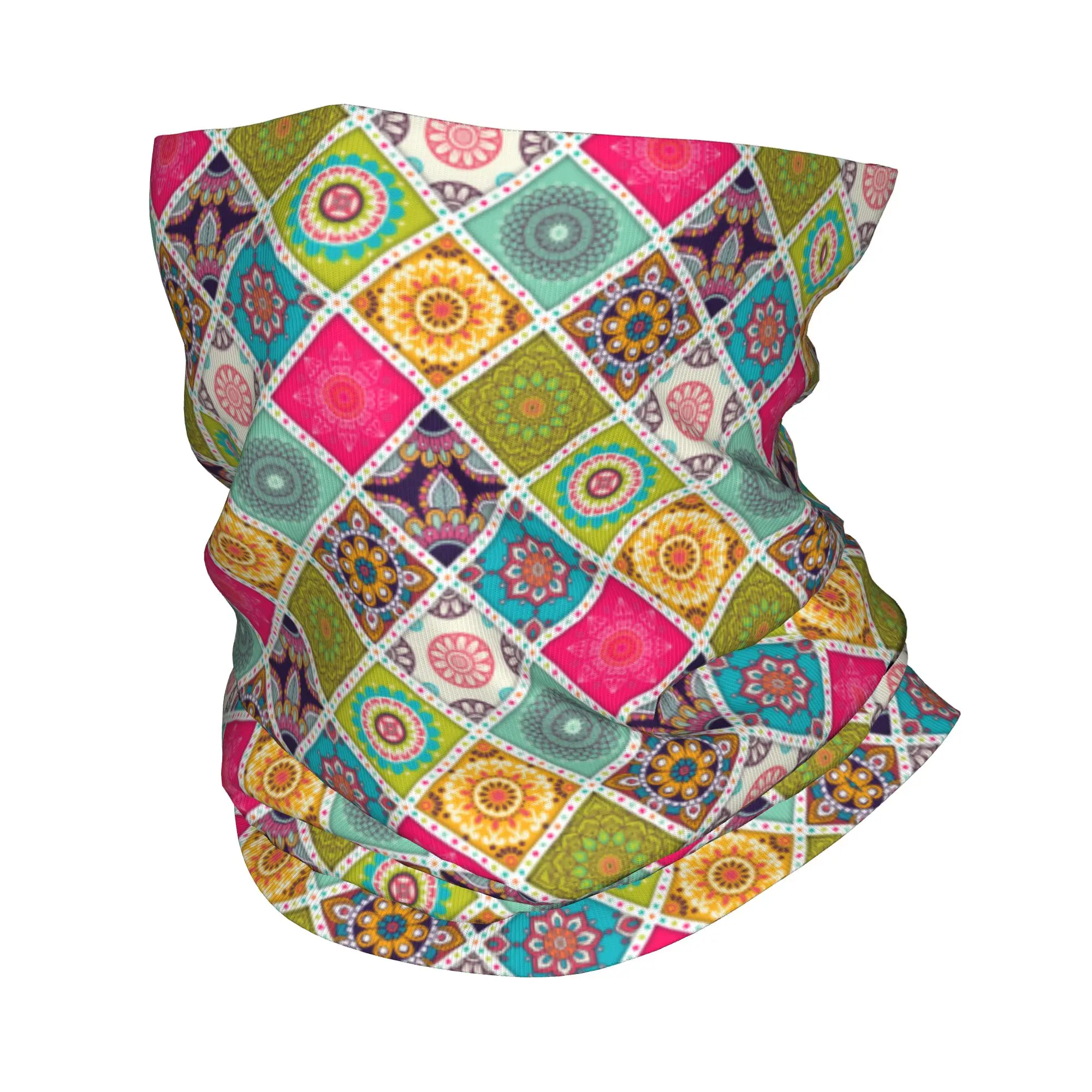 Ethnic Fashion Men - Nova Bandana com Padrão Floral Étnico