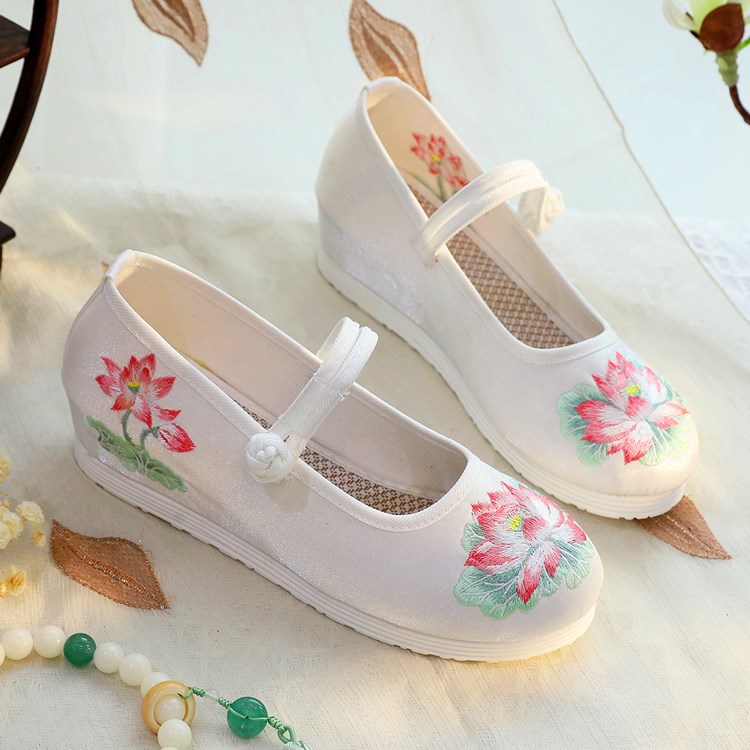 Ethnic Fabric - 2026 feminino branco & verde lótus