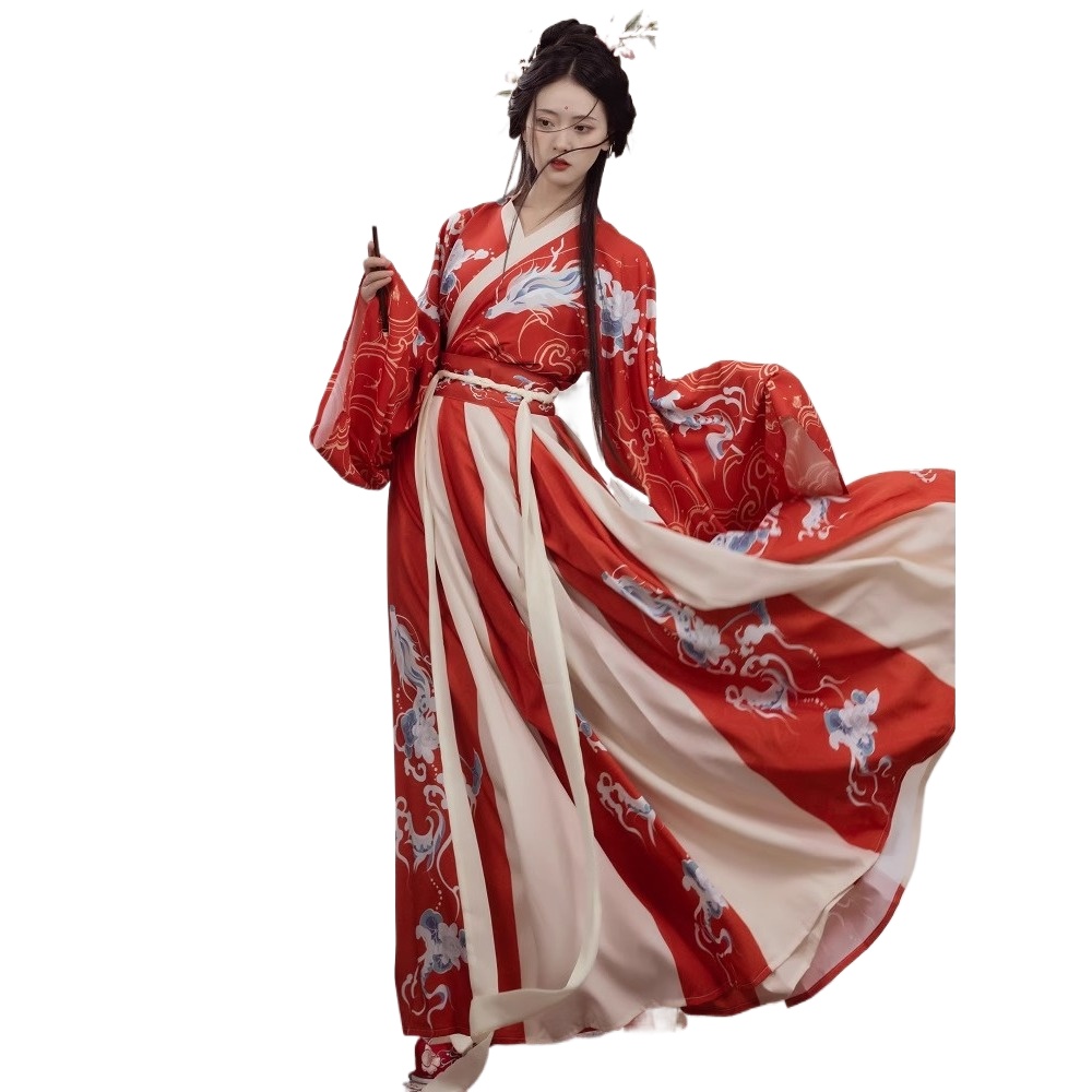 Ethnic Dress Fashion Show - Roupas tradicionais chinesas hanfu mulheres vestido