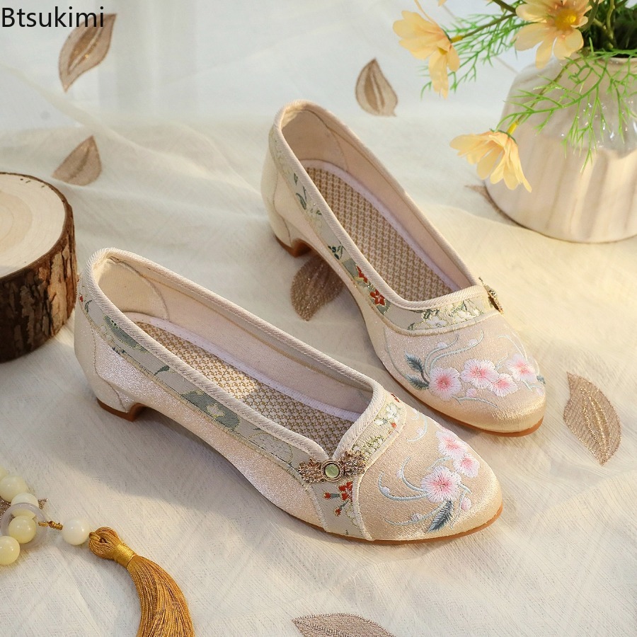 Ethnic Fabric - Novos Sapatos Femininos 2026: Estilo Étnico