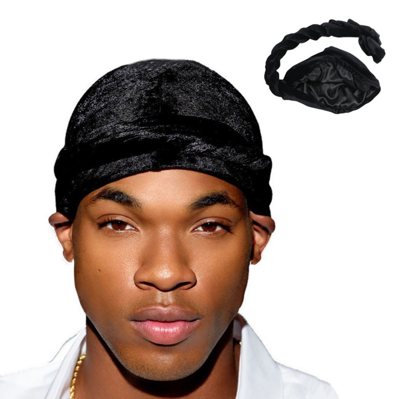 Ethnic Fashion Men - Lenço de cabeça de veludo masculino