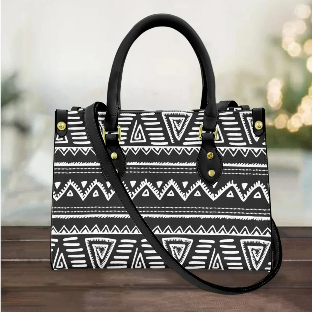 Ethnic Chic Fashion - Bolsa de Ombro Vintage Étnica em