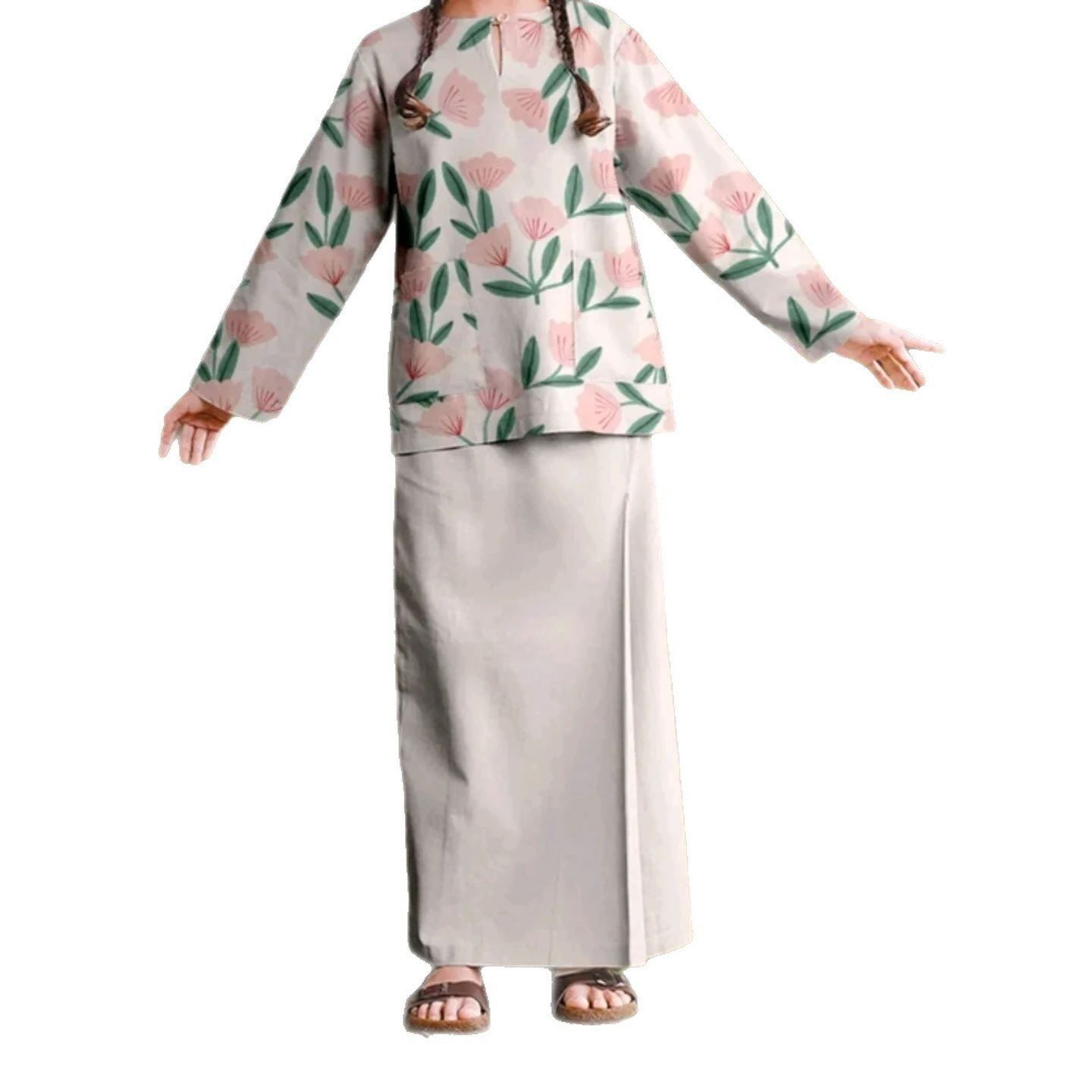 Ethnic Wear - Conjunto Infantil de Trajes Étnicos Transfronteiriços