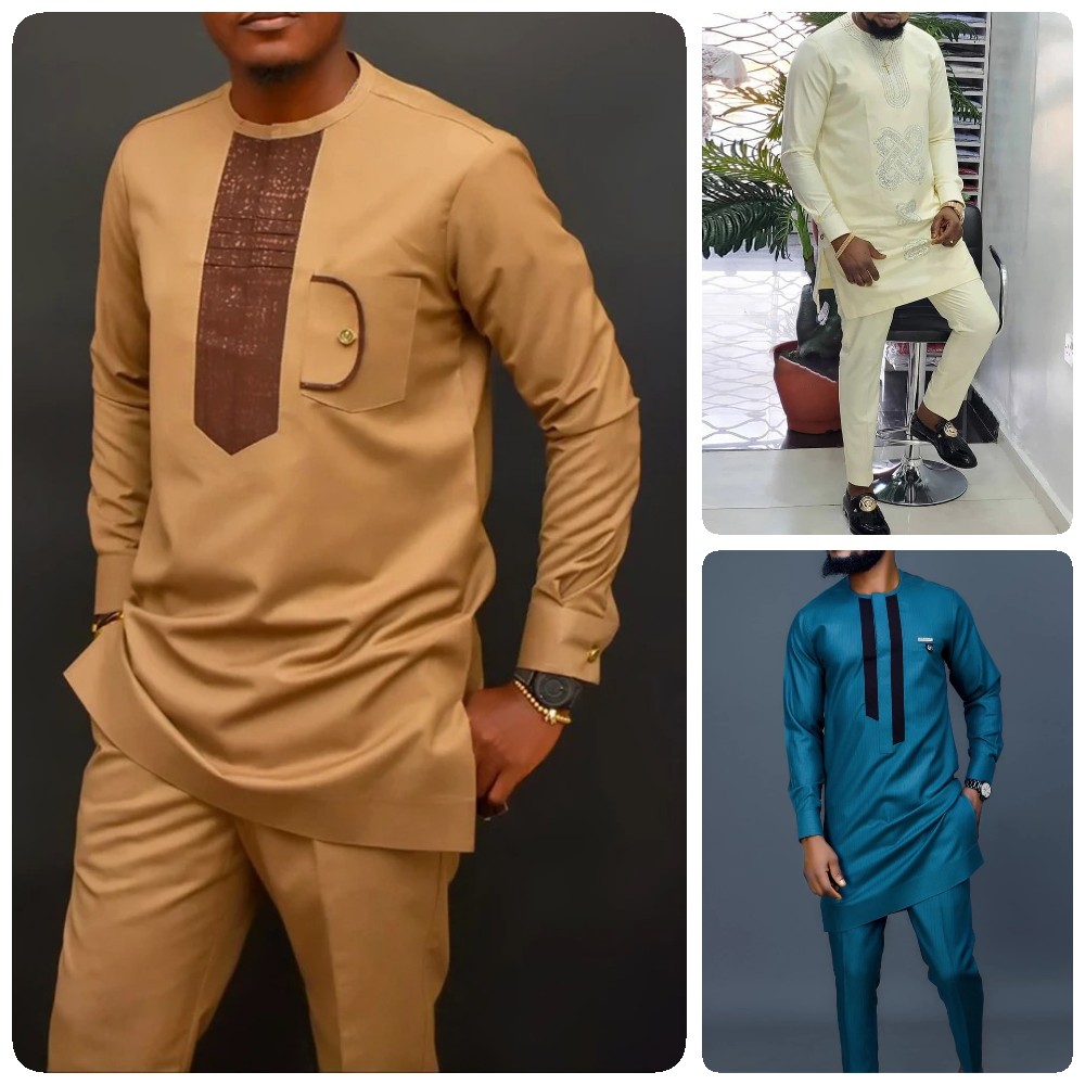 Dashiki Shirt Men - Roupas dashiki de manga comprida para