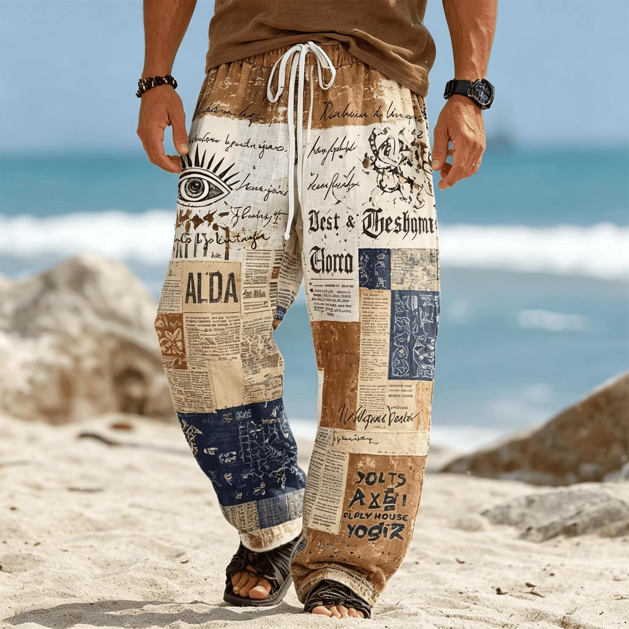 Ethnic Fashion Men - Moda de Verão: Novas Calças Boêmias