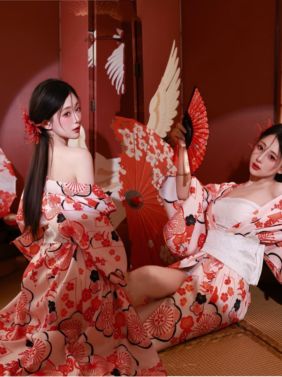 Ethnic Fashion Shoot - Vestido Robe Estilo Japonês Tradicional para