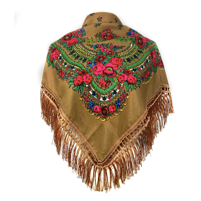 Ethnic Fashion Men - Étnico franjas bandana babushka headwrap xale