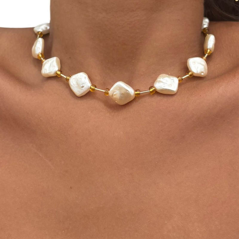 Ethnic Chic Fashion - Moda retro elegante chique novo colar