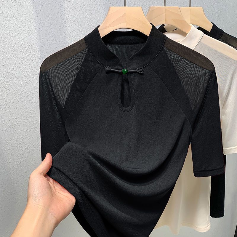 Estilo étnico malha de manga c - Ethnic Chic Fashion avaliação e preço