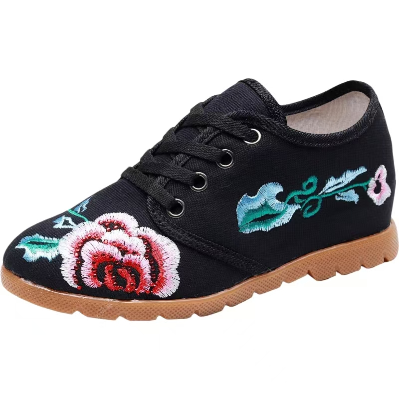 Mulher aumentou sapatos de pan - Ethnic Fabric avaliação e preço