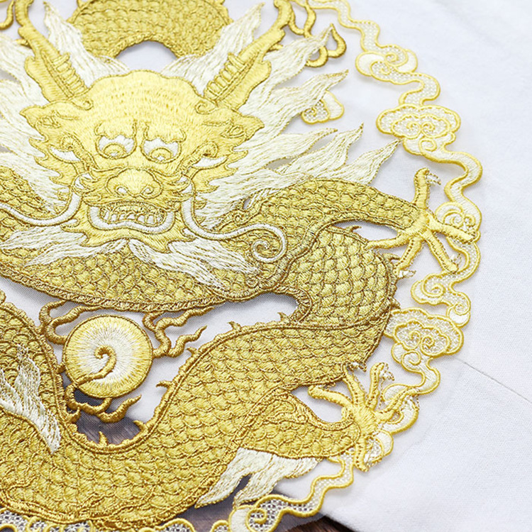 Patch circular de tecido com d - Ethnic Fashion Men avaliação e preço