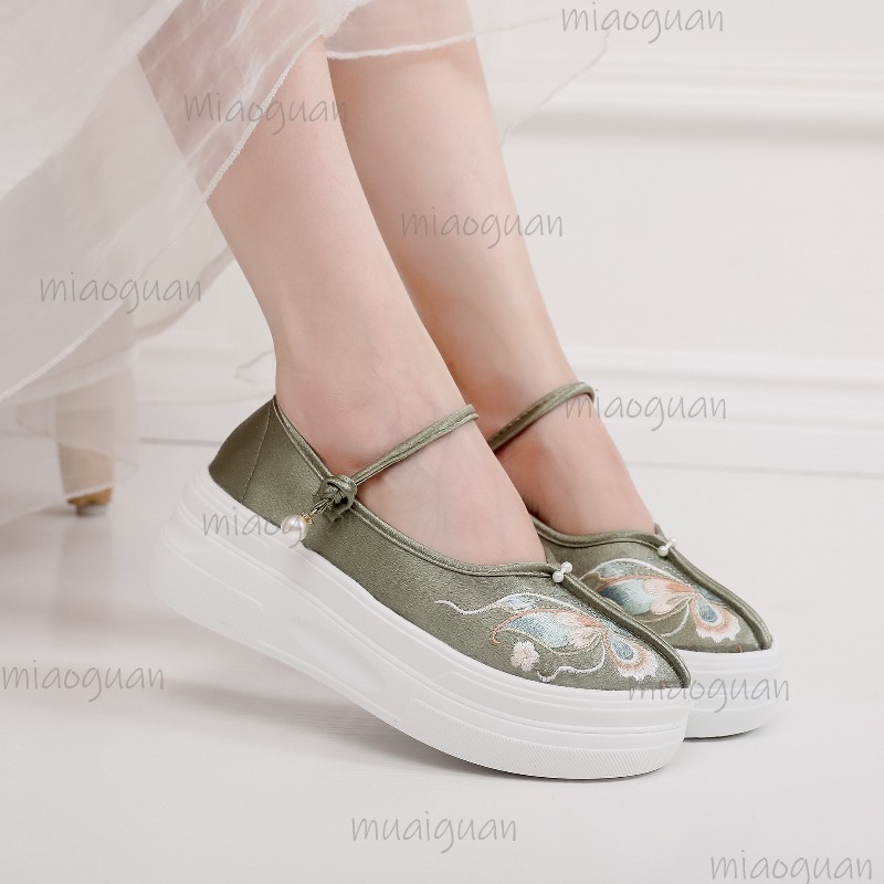 Sapatos Femininos Estilo Chinê - Ethnic Fabric avaliação e preço
