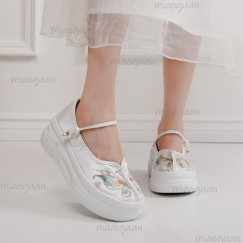 Sapatos Femininos Estilo Chinê - Ethnic Fabric avaliação e preço