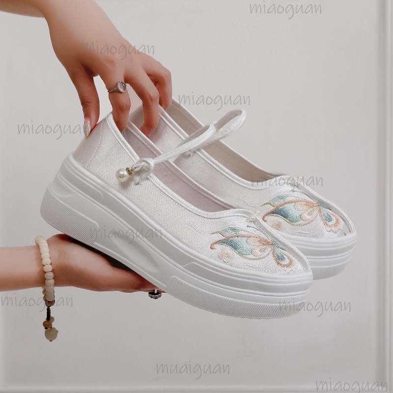 Sapatos Femininos Estilo Chinê - Ethnic Fabric avaliação e preço