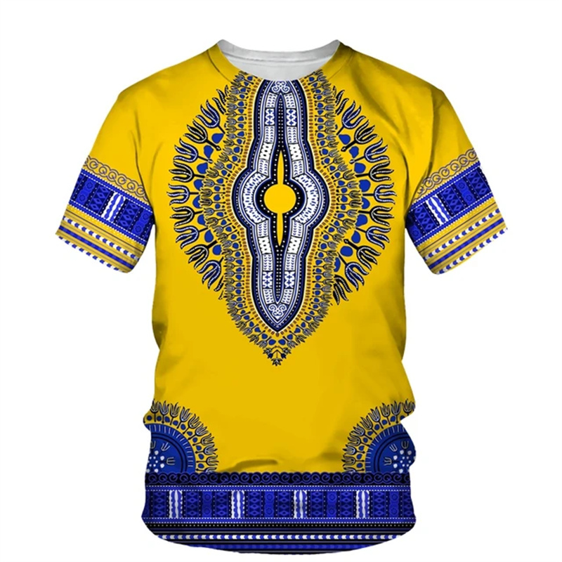 Unisex 3D Impressão Africano D - Dashiki Shirt Men avaliação e preço
