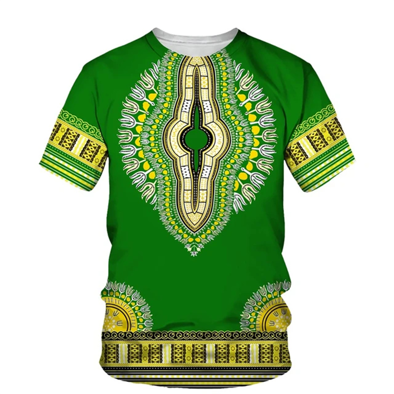 Unisex 3D Impressão Africano D - Dashiki Shirt Men avaliação e preço