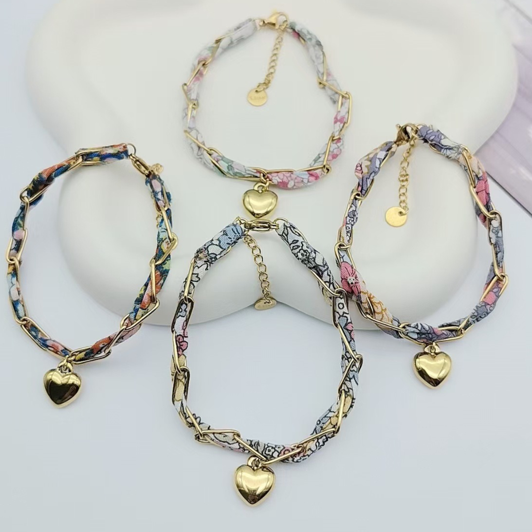Boho chique pulseira titânio a - Ethnic Chic Fashion avaliação e preço