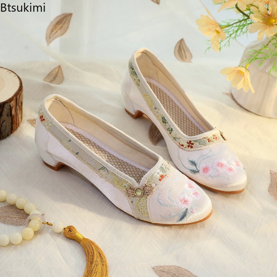 Novos Sapatos Femininos 2026:  - Ethnic Fabric avaliação e preço