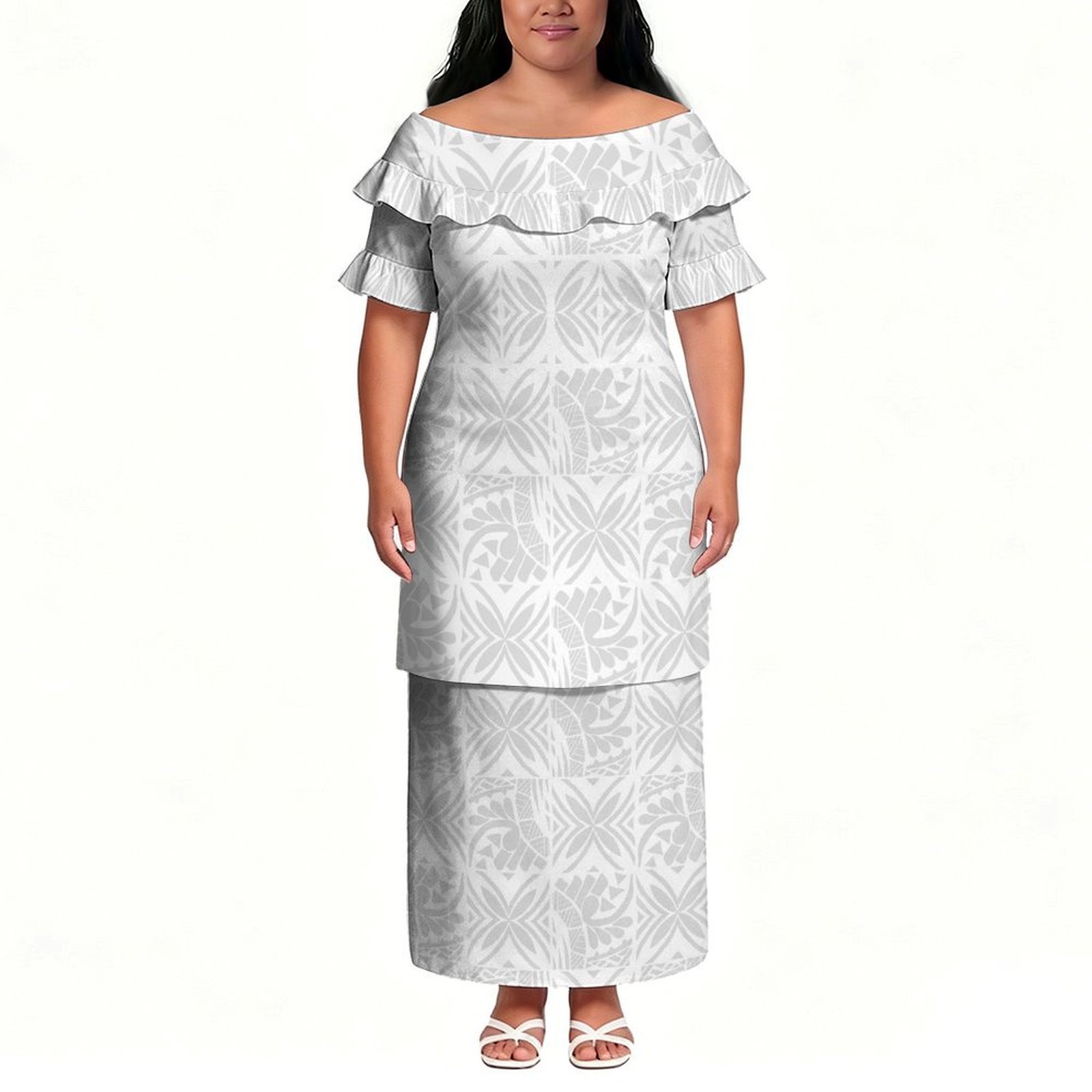 Vestido feminino de manga curt - Ethnic Style Dresses avaliação e preço