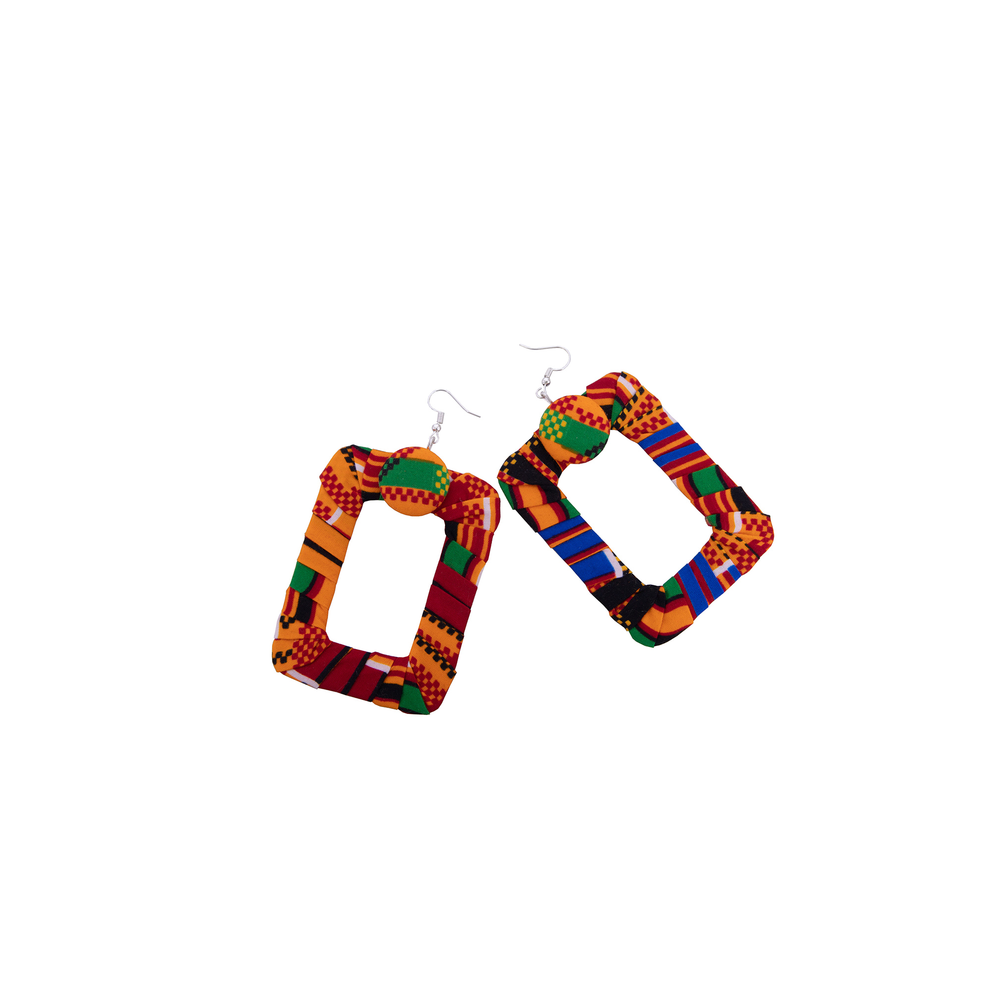 Brincos de Argola Quadrados co - Ethnic Fashion Wear For Women avaliação e preço