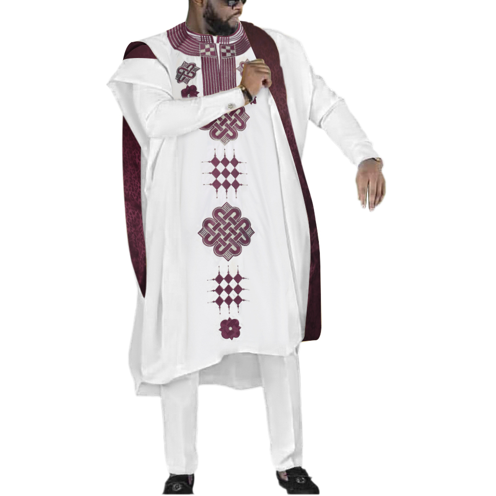 H&D Bordado Dashiki Agbada Hom - Dashiki Shirt Men avaliação e preço
