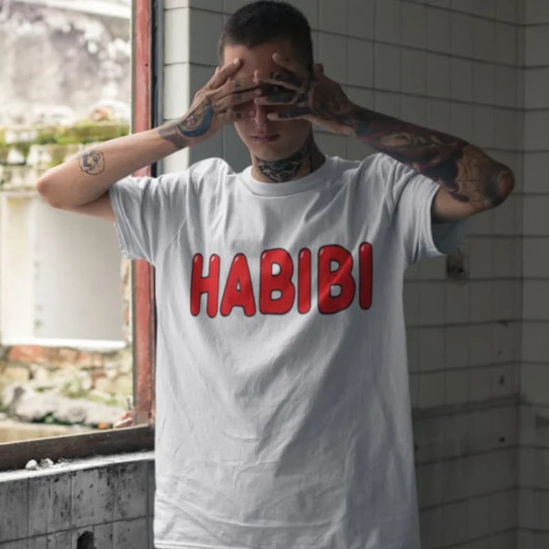 Habibi topos árabe streetwear  - Dashiki Shirt Men avaliação e preço