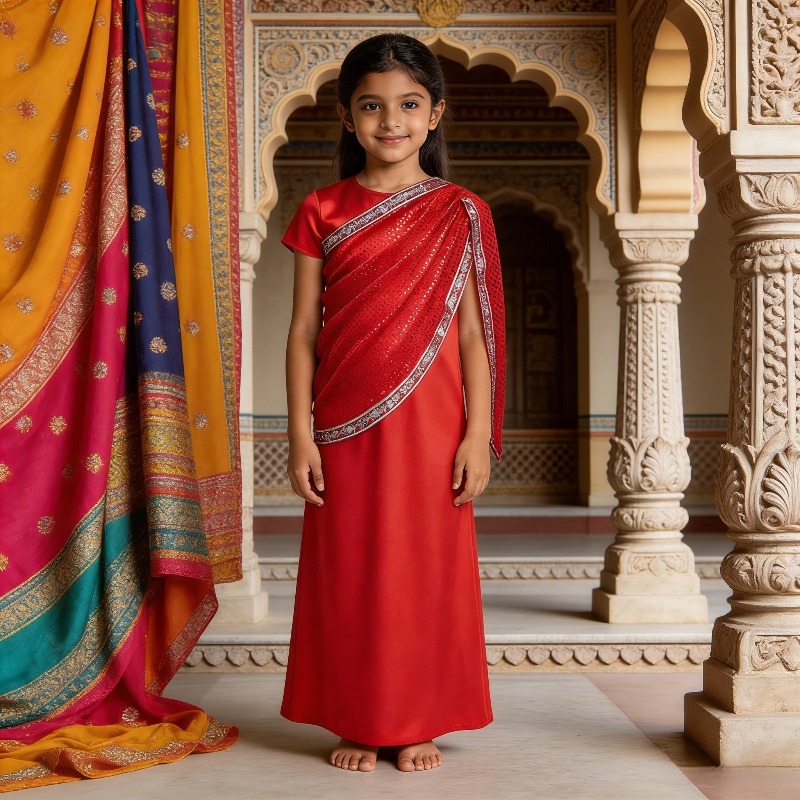 Vestido Tradicional Indiano pa - Ethnic Wear avaliação e preço