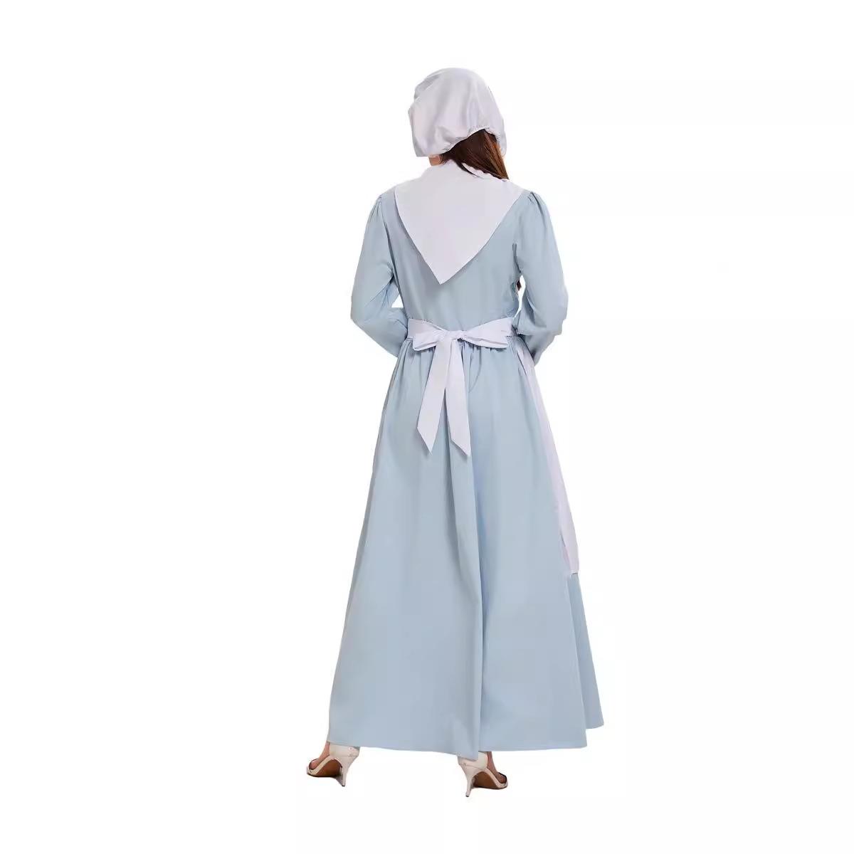 Vestido COS Azul de Halloween  - Ethnic Style Dresses avaliação e preço