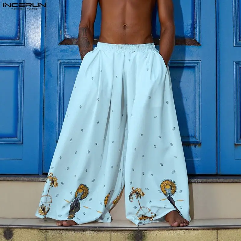 Calças Masculinas INCERUN de P - Ethnic Fashion Men avaliação e preço