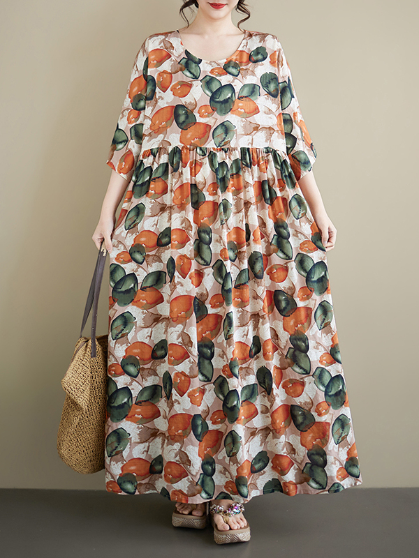 Vestido de Maternidade de Verã - Ethnic Style Dresses avaliação e preço