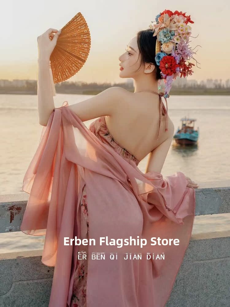Vestido Feminino Xinpu com Est - Ethnic Style Dresses avaliação e preço