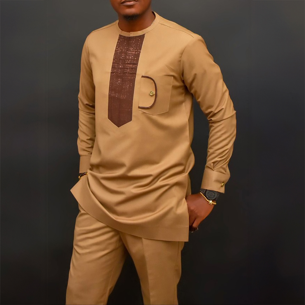 Roupas dashiki de manga compri - Dashiki Shirt Men avaliação e preço