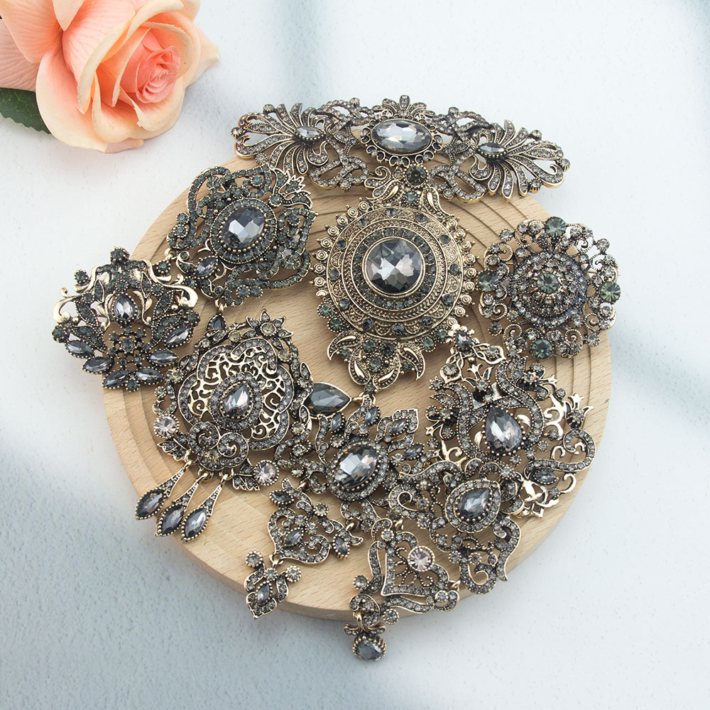 Broche vintage chique árabe cu - Ethnic Chic Fashion avaliação e preço
