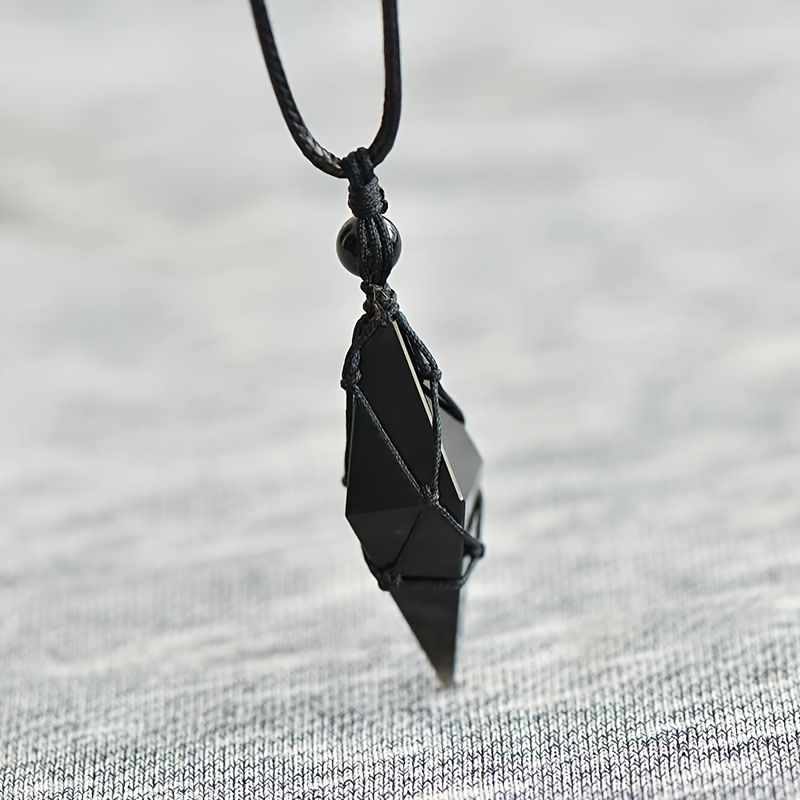 Colar de Cristal com Pingente  - Ethnic Fashion Wear For Women avaliação e preço