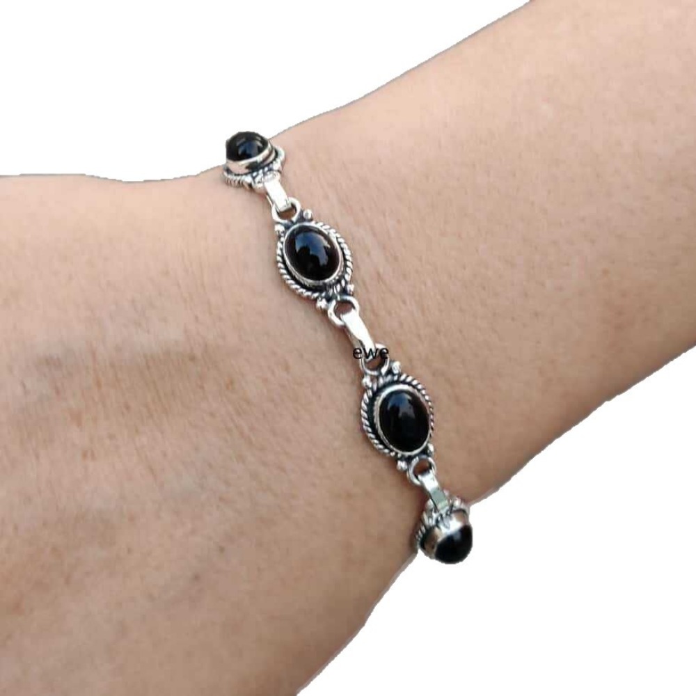 Pulseiras Ajustáveis de Pedra  - Ethnic Fashion Wear For Women avaliação e preço