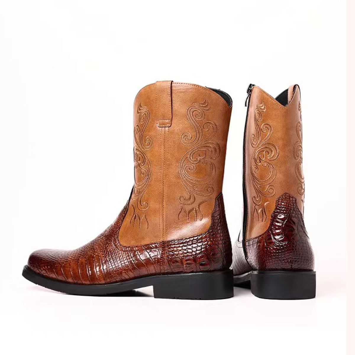 Botas de cowboy ocidentais mas - Ethnic Fashion Men avaliação e preço