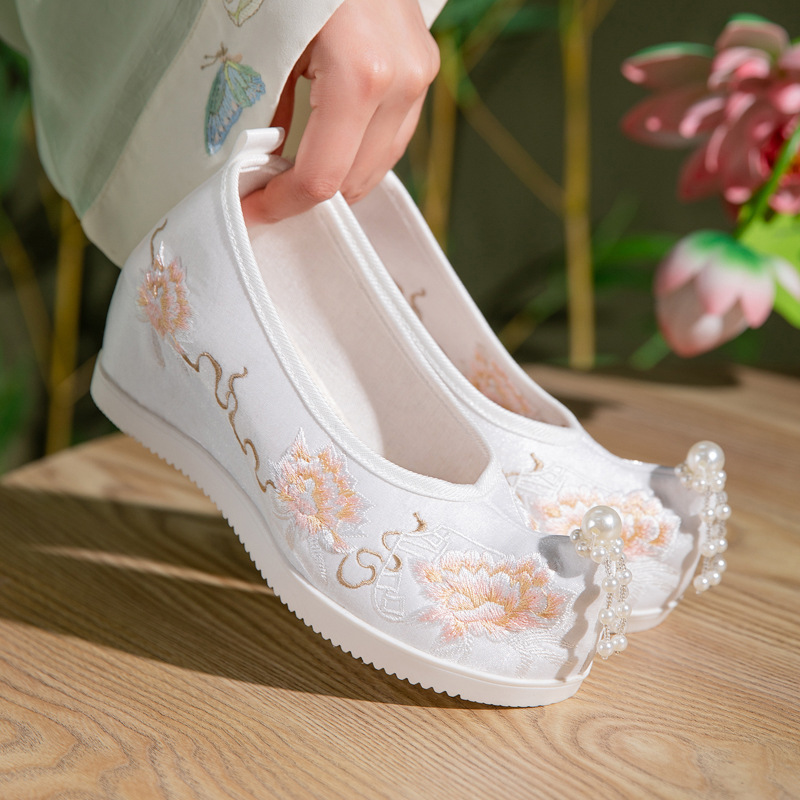 Sapatos Hanfu Femininos com Bo - Ethnic Fabric avaliação e preço