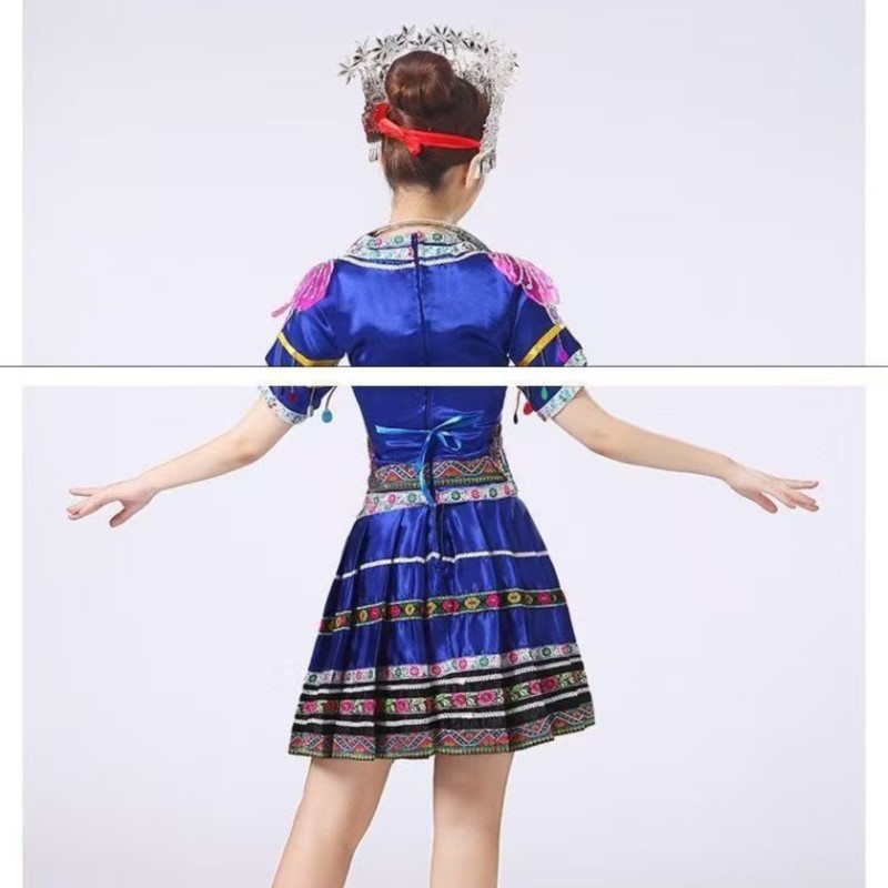 Vestido de dança Hmong, traje  - Ethnic Style Dresses avaliação e preço