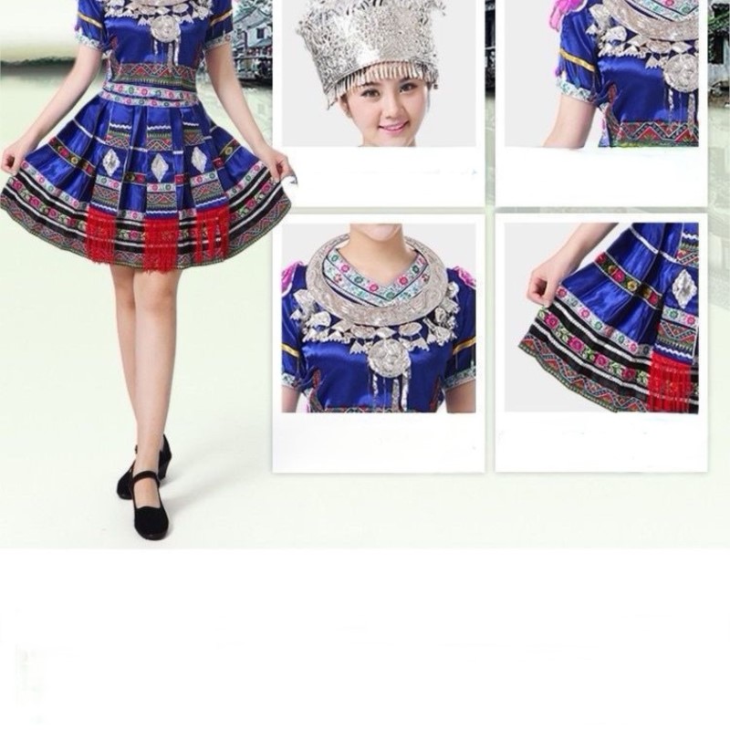 Vestido de dança Hmong, traje  - Ethnic Style Dresses avaliação e preço