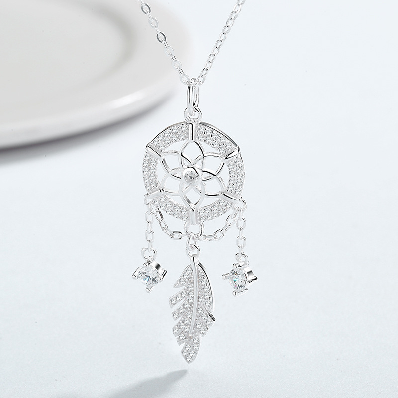 Colar de Prata Esterlina S925  - Ethnic Fashion Wear For Women avaliação e preço